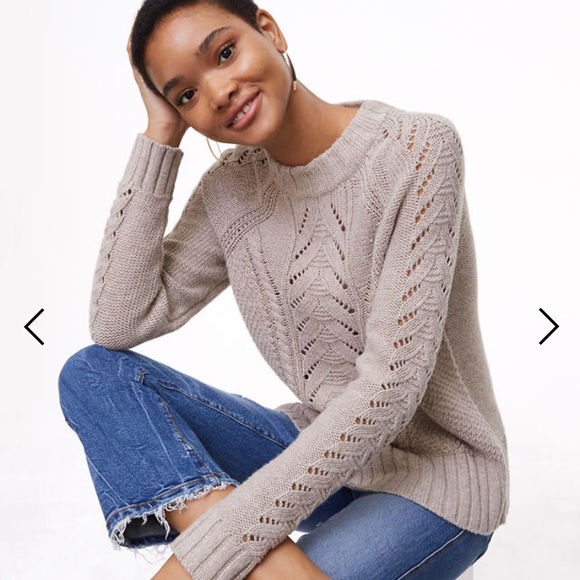 Loft Stitchy Sweater new Zealand, SAVE 